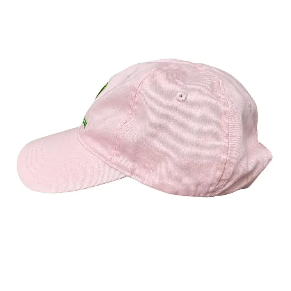 Pink John Deere Hat Green Emblem Ladies Yellow Deer Adjustable Strap Farm Girl